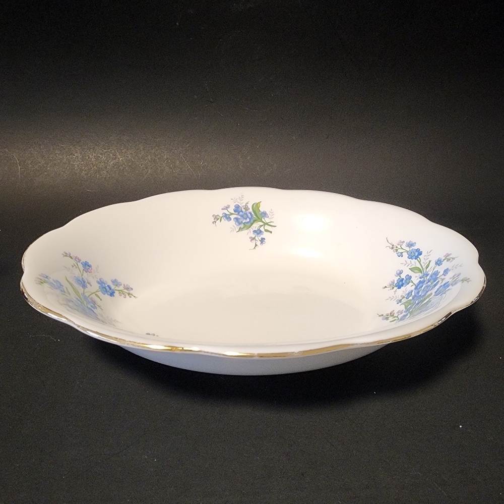 Royal Albert Forget Me Not Around Serving Bowl Oval Bone China England